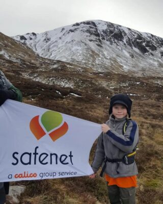 9-Year-Old, Urban Adamson on his mammoth hike across Jocks Road in Scotland